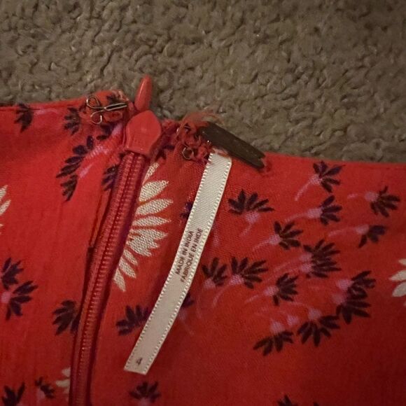 Free People Jinx Floral Mini Dress Romper Size 4 - Picture 12 of 12